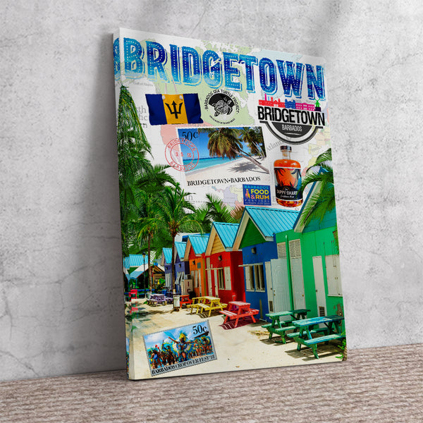 Bridgetown Retro Poster
