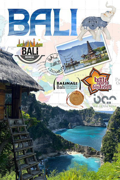 Bali Retro Poster