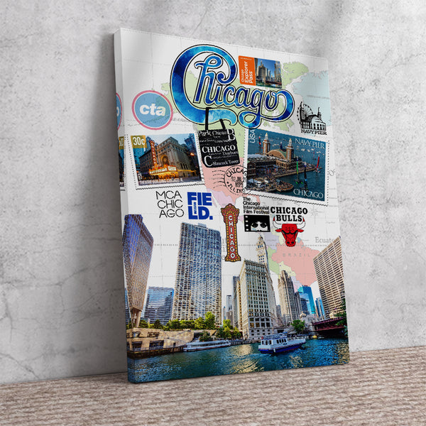 Chicago Retro Poster