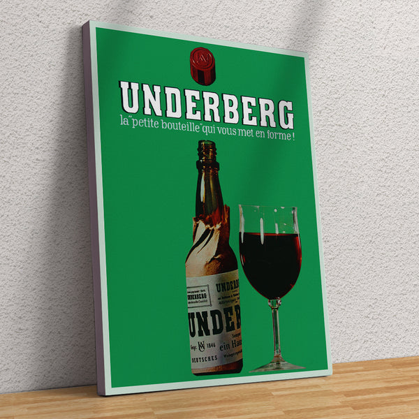Underberg vintage advertising poster
