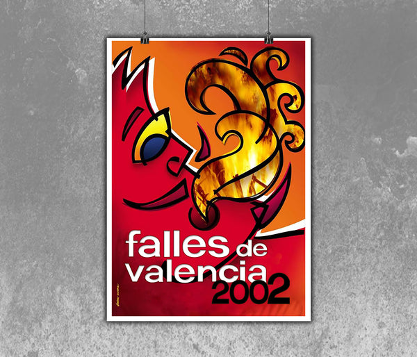 Falles de Valencia 2002  Festival Poster