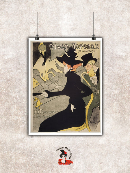 The Divan Japonais, Toulouse Lautrec Poster 1893