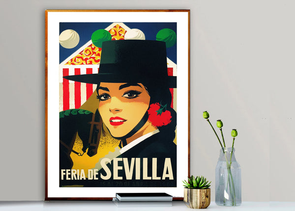 Sevilla Festival Poster Feria de Abril 1969
