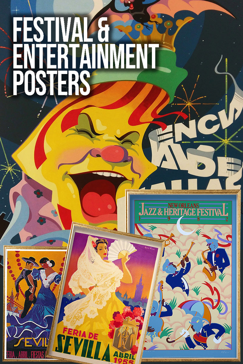 Festivals and Entertainment Posters