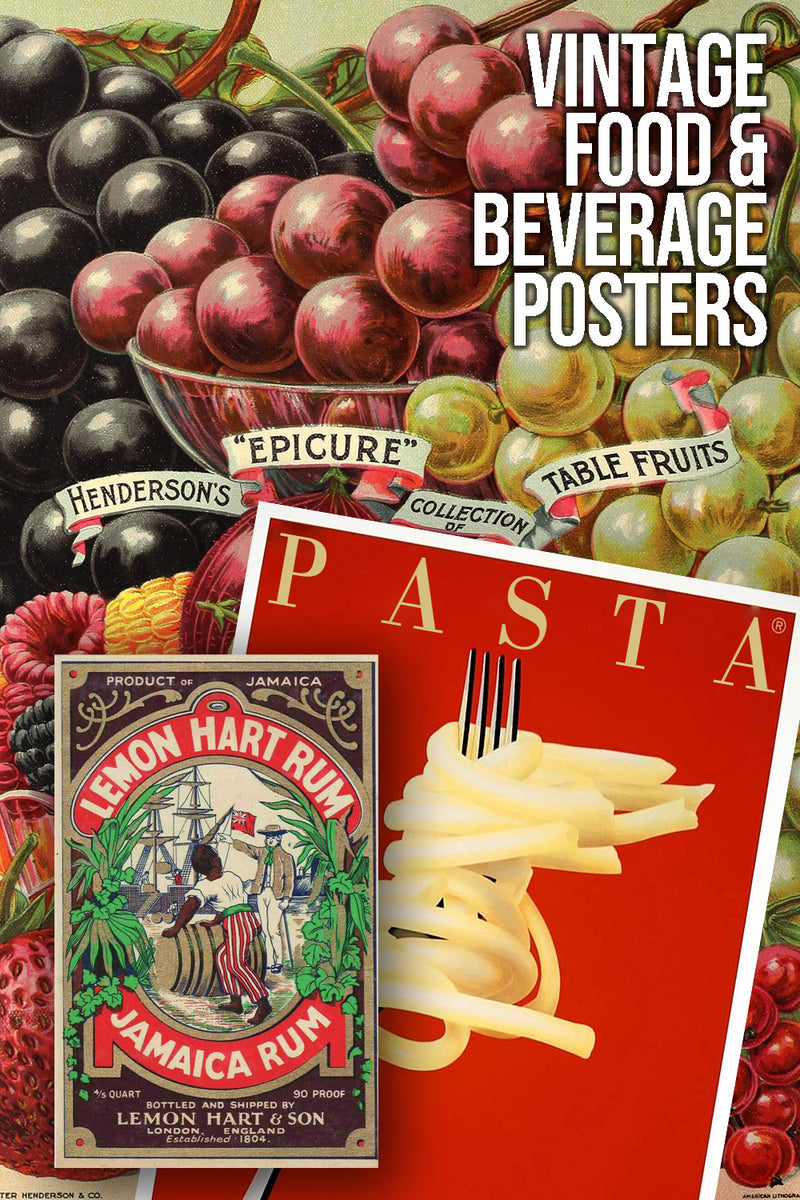 Vintage Food and Beverage Posters