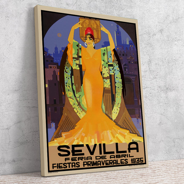 Sevilla Festival Poster Feria de Abril 1935 Juan Balcera