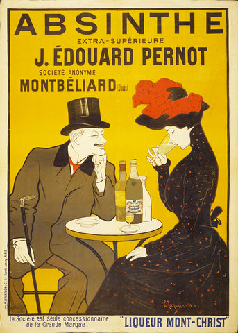 Absinthe extra-supérieure J. Édouard Pernot.  Vintage Poster  by Cappiello, Leonette 1900s