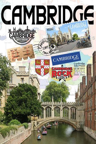 Cambridge Retro Poster