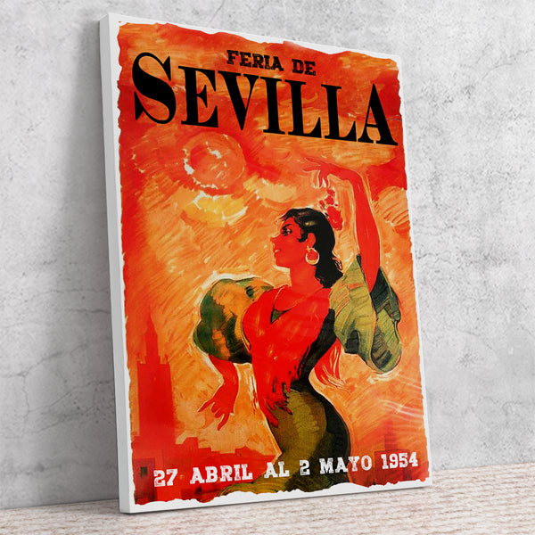 Feria de Sevilla 1954 Remake Poster by   LEONCIO ÃLVAREZ-OSSORIO BARRAU