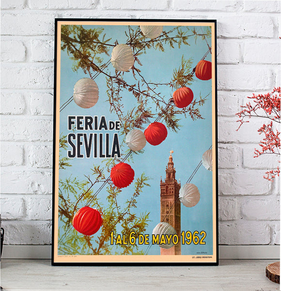 Sevilla Festival Poster Feria de Abril 1962