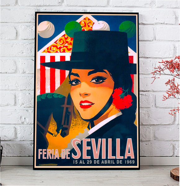 Sevilla Festival Poster Feria de Abril 1969