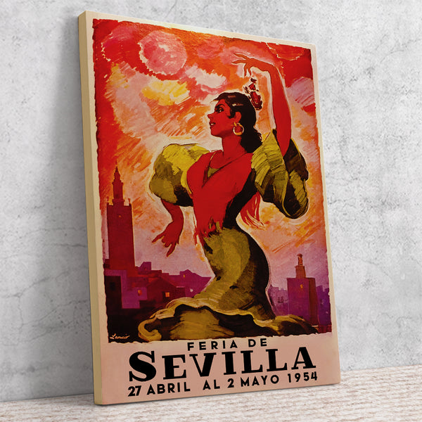 Feria de Sevilla 1954  Poster by LEONCIO ÁLVAREZ-OSSORIO BARRAU