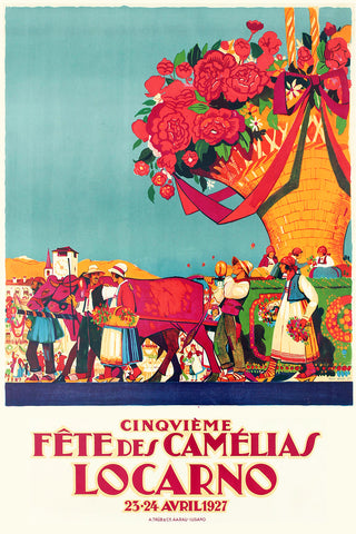 Fete des Camelias Locarno 1927 Festival Poster