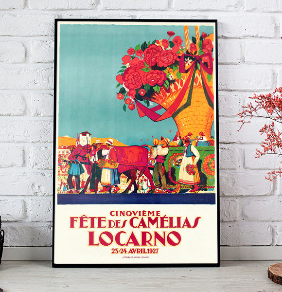 Fete des Camelias Locarno 1927 Festival Poster