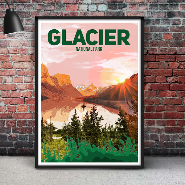 Glacier National Park Poster 2