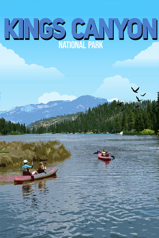Kings Canyon National Park Poster @citieswelove.stor