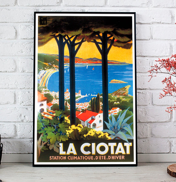 La Ciotat Station Climatique. D’Ete. D’Hiver by Allut Piny, 1930 Travel Poster