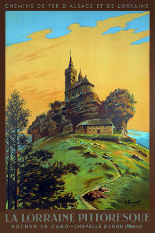 La Lorraine Pittoresque  Railroad Poster