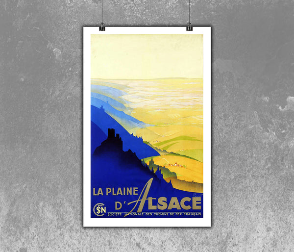 La Plain d'Alsace-France Poster