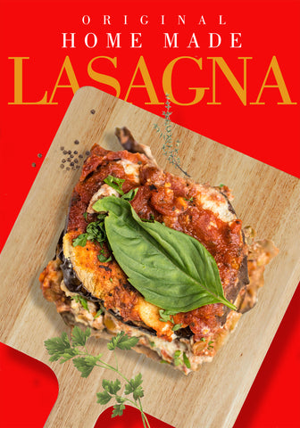 Lasagna Poster for Restaurant