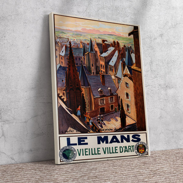 Le Mans Vieille ville d'art by G. Muller 1933