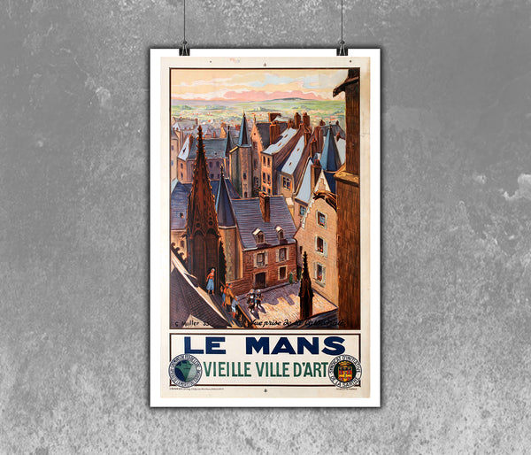 Le Mans Vieille ville d'art by G. Muller 1933