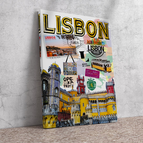 Lisbon Retro Poster