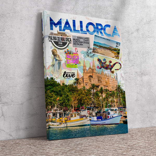 Mallorca Retro Poster