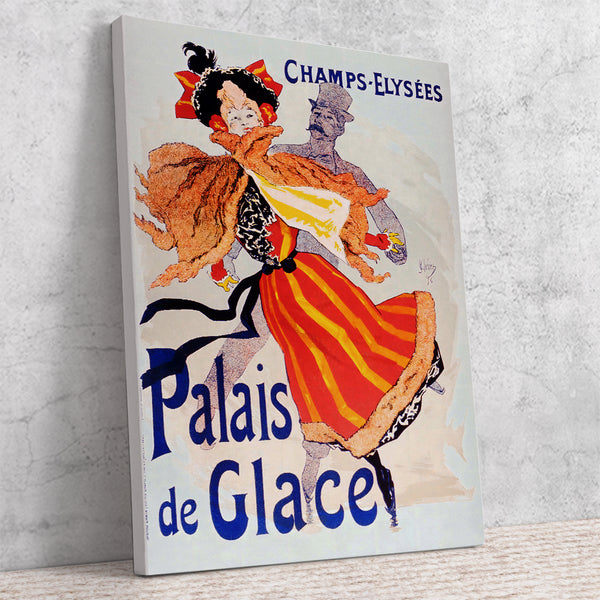 Palais de glace--Champs Elysées / Chéret Vintage French Poster 1893