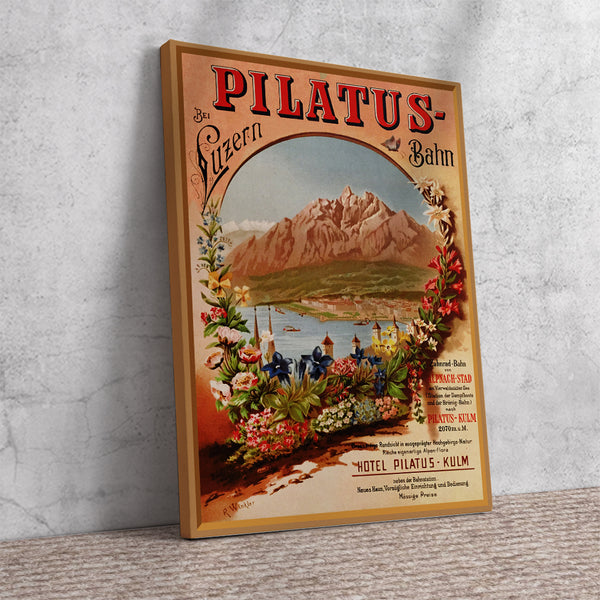 Mount Pilatus the Rocky Mountain of Switzerland canvas