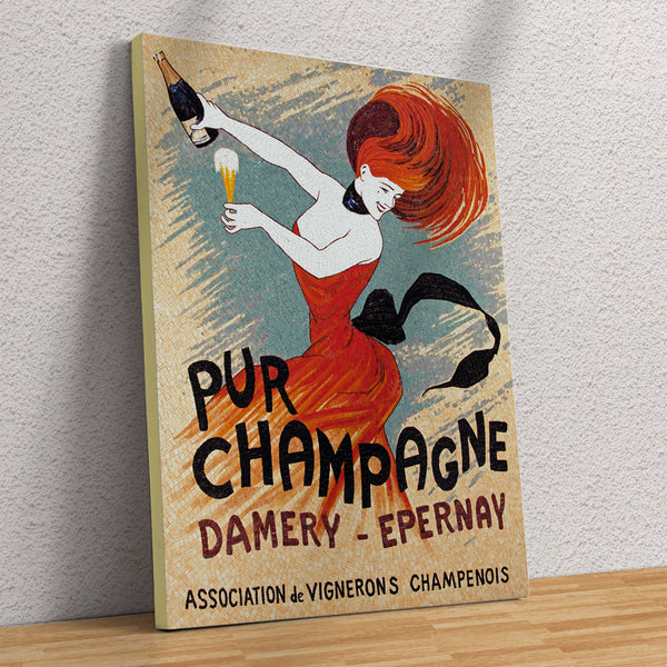 Pur Champagne Advertising Poster