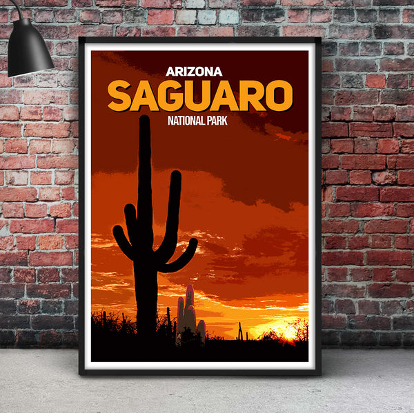 Saguaro National Park Poster @ CitiesWeLove.Store