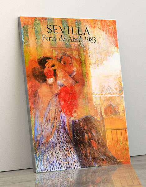 Sevilla Festival Poster Feria de Abril 1983 by Juan Fernandez