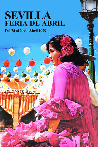 Sevilla Feria de Abril 1979 Vintage Poster