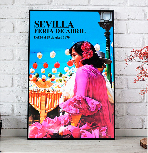 Sevilla Feria de Abril 1979 Vintage Poster