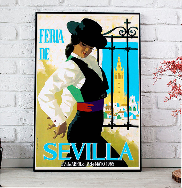 Sevilla Festival Poster Feria de Abril, 1965