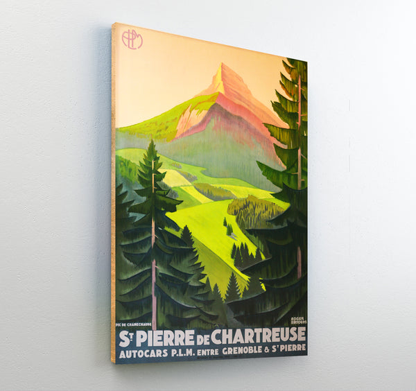 St Pierre de Chartreuse: Summer Canvas Poster