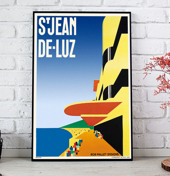 St. Jean de-Luz French Vintage Poster