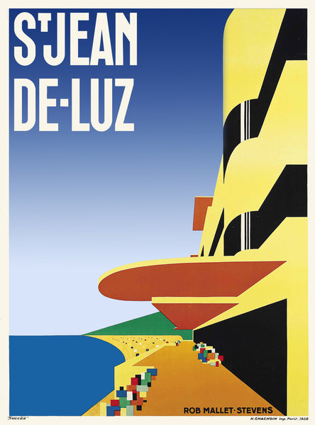 St. Jean de-Luz French Vintage Poster