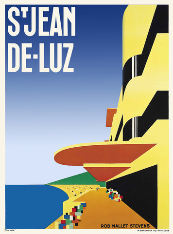 St. Jean de-Luz French Vintage Poster