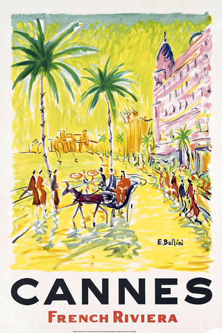 Cannes French riviera Poster by Bellini