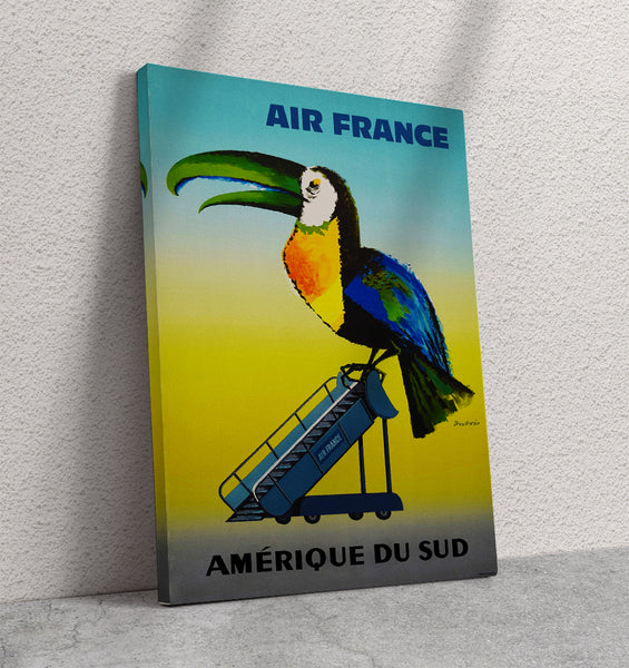 Air France-Amerique de Sud Vintage Canvas  Poster