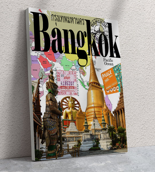 Bangkok Retro Poster @citieswelove.store