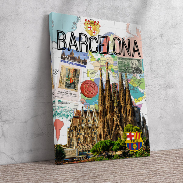 Barcelona Retro Posters @citieswelove.store