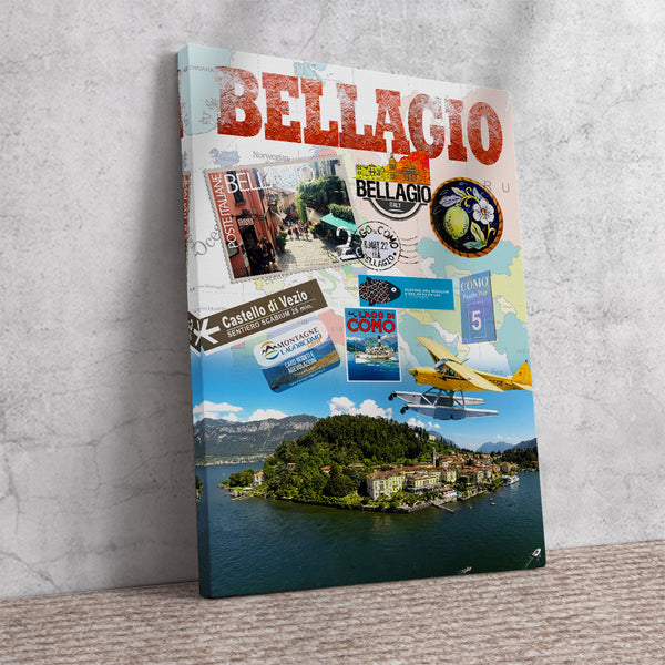 Bellagio Retro Poster