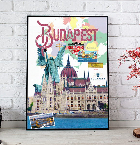 Budapest Retro Poster