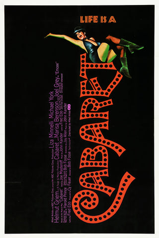 Cabaret 1972  Alternative Musical Movie Poster 1972