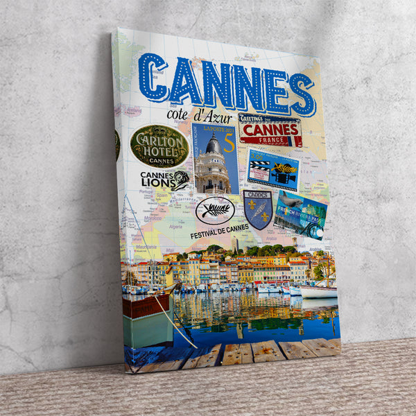 Cannes Retro Poster