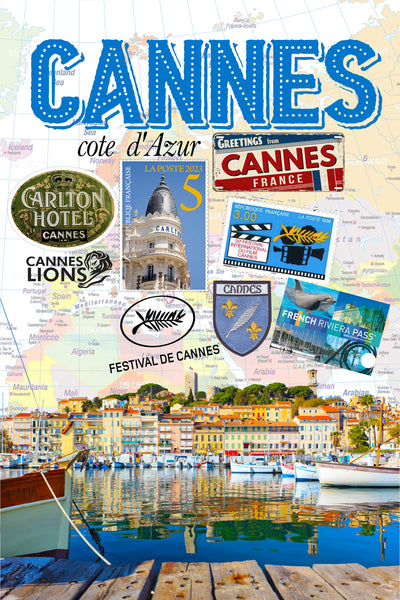 Cannes Retro Poster