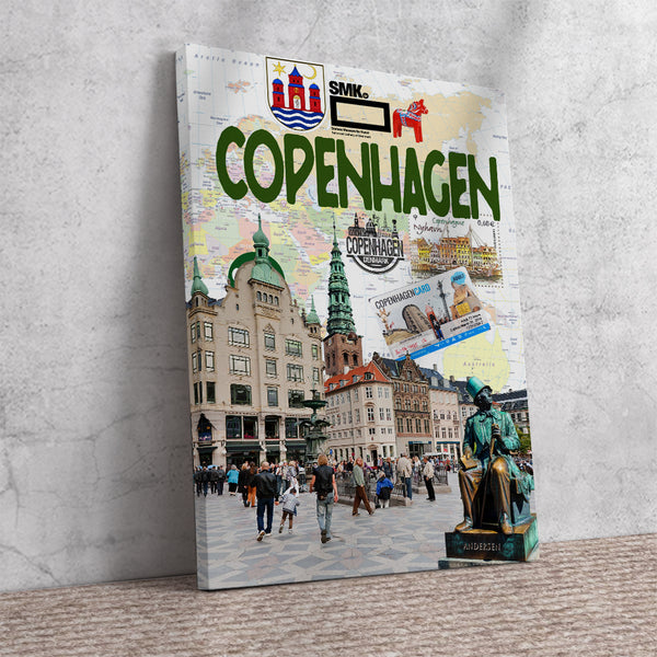 Copenhagen Retro Poster